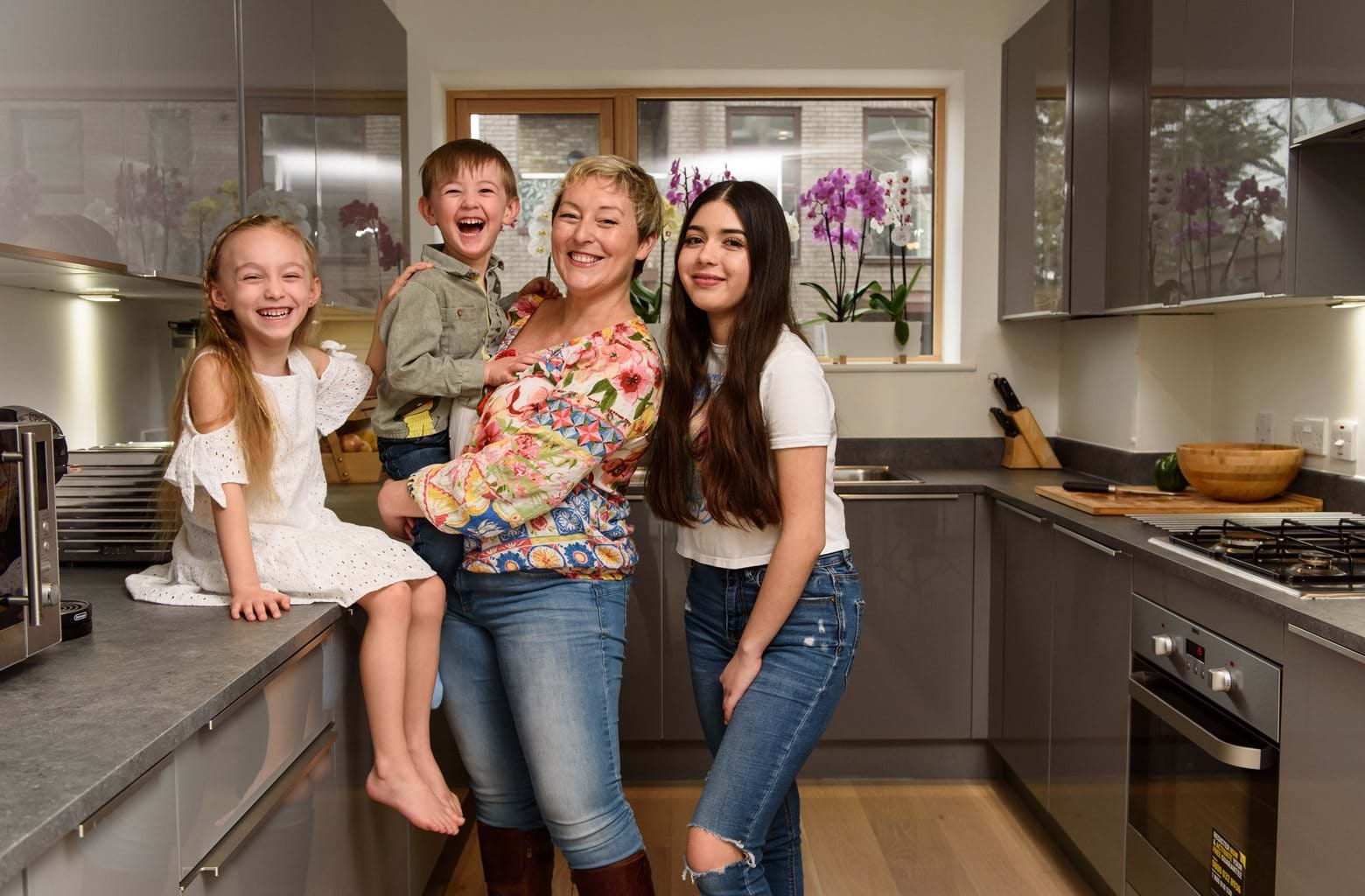 Using Shared Ownership, Beatriz moved from a two-bedroom rented property into a beautiful new four-bedroom home at Peabody’s award-winning development, Stonelea Gardens